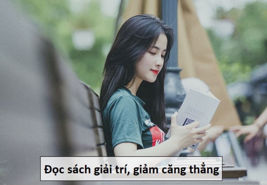 Đọc sách giúp giải trí và giảm căng thẳng